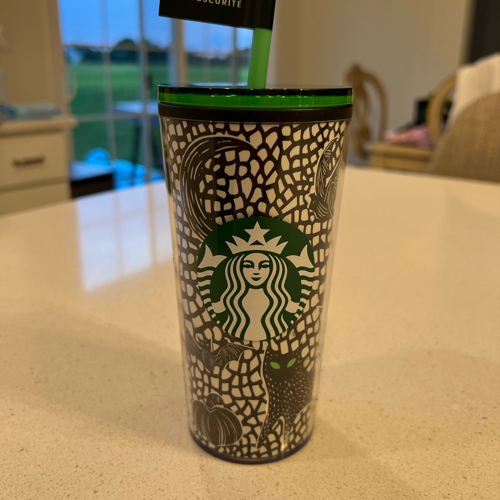 Starbucks Halloween 2020 glow in the dark tumbler
